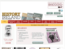 Tablet Screenshot of historyireland.com